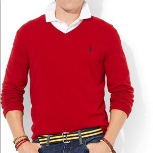 Polo Ralph Lauren| Cotton V-Neck Sweater